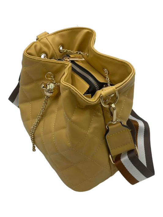 Geanta galbena tip rucsac Marie