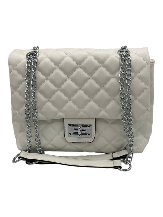 Geanta casual alb Romina