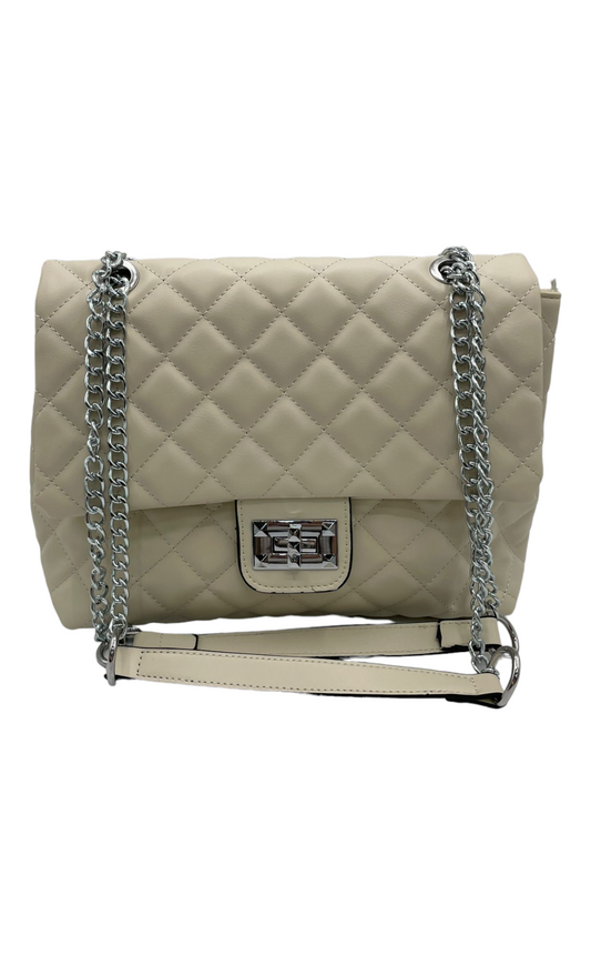 Geanta casual beige Romina