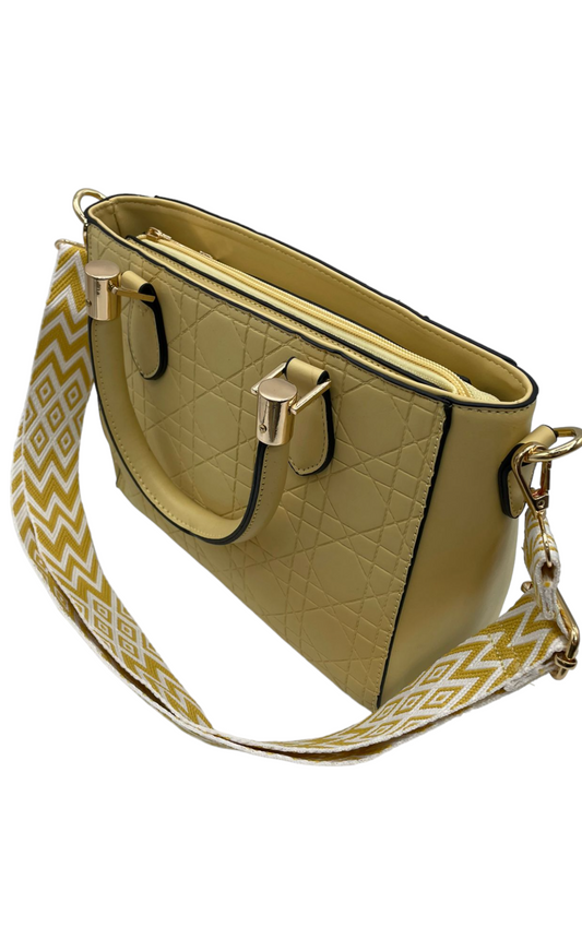 Geanta casual galbena Hera