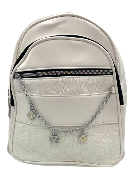 Rucsac alb Georgiana