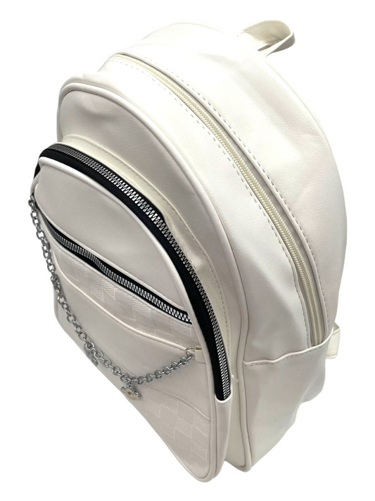 Rucsac alb Georgiana