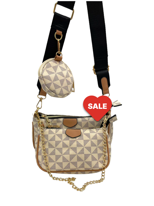 Geanta casual crem 3in1 Pouchette