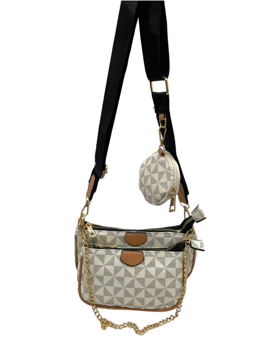 Geanta casual 3in1 gri Pouchette!