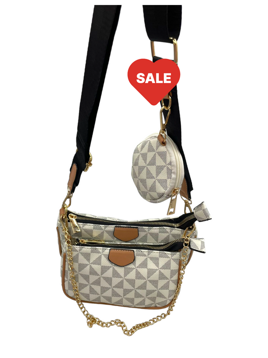 Geanta casual 3in1 gri Pouchette!